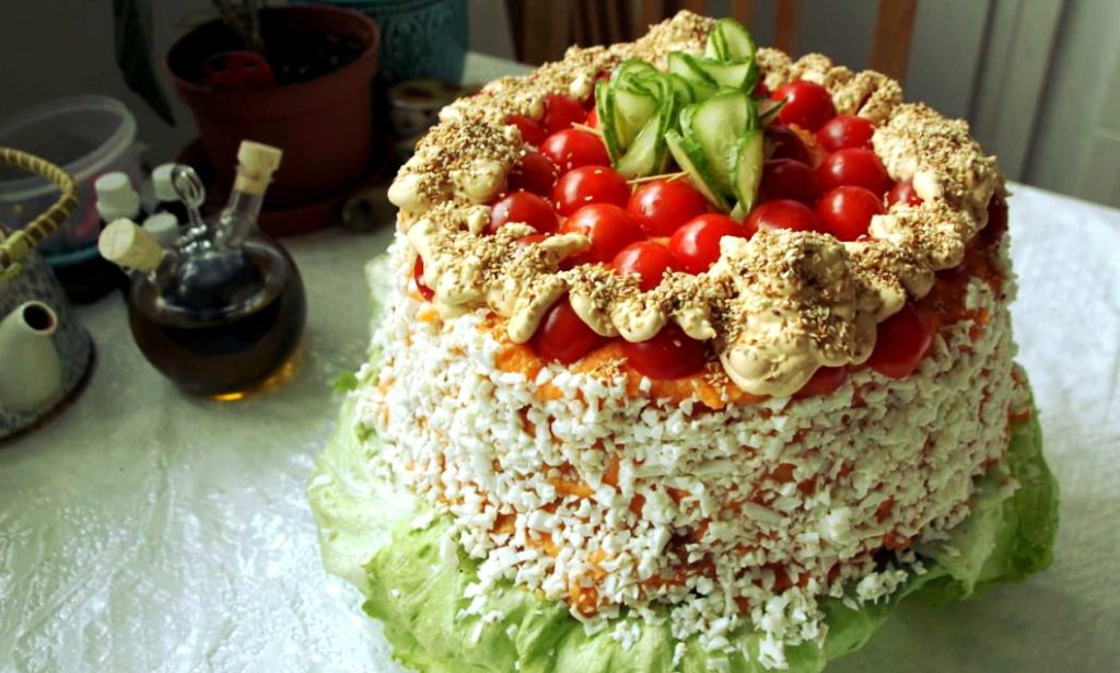 A rántott húsos torta
