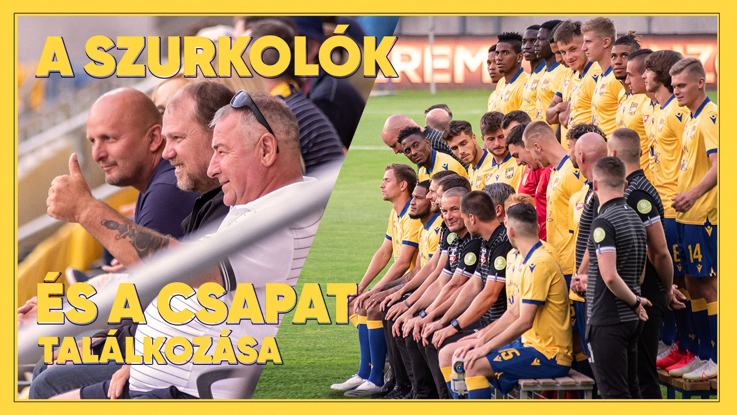 A szurkolók és a csapat találkozása – élményvideó a MOL Arénából