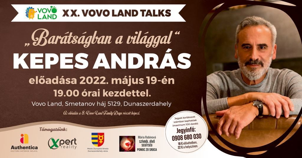 Vovoland,Beszélgetés,program,Dunaszerdahely,Kepes András