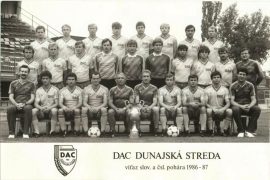 DAC,FC DAC 1904,Csehszlovák kupagyőzelem,labdarúgás,foci,Kulacs,Dunaszerdahely