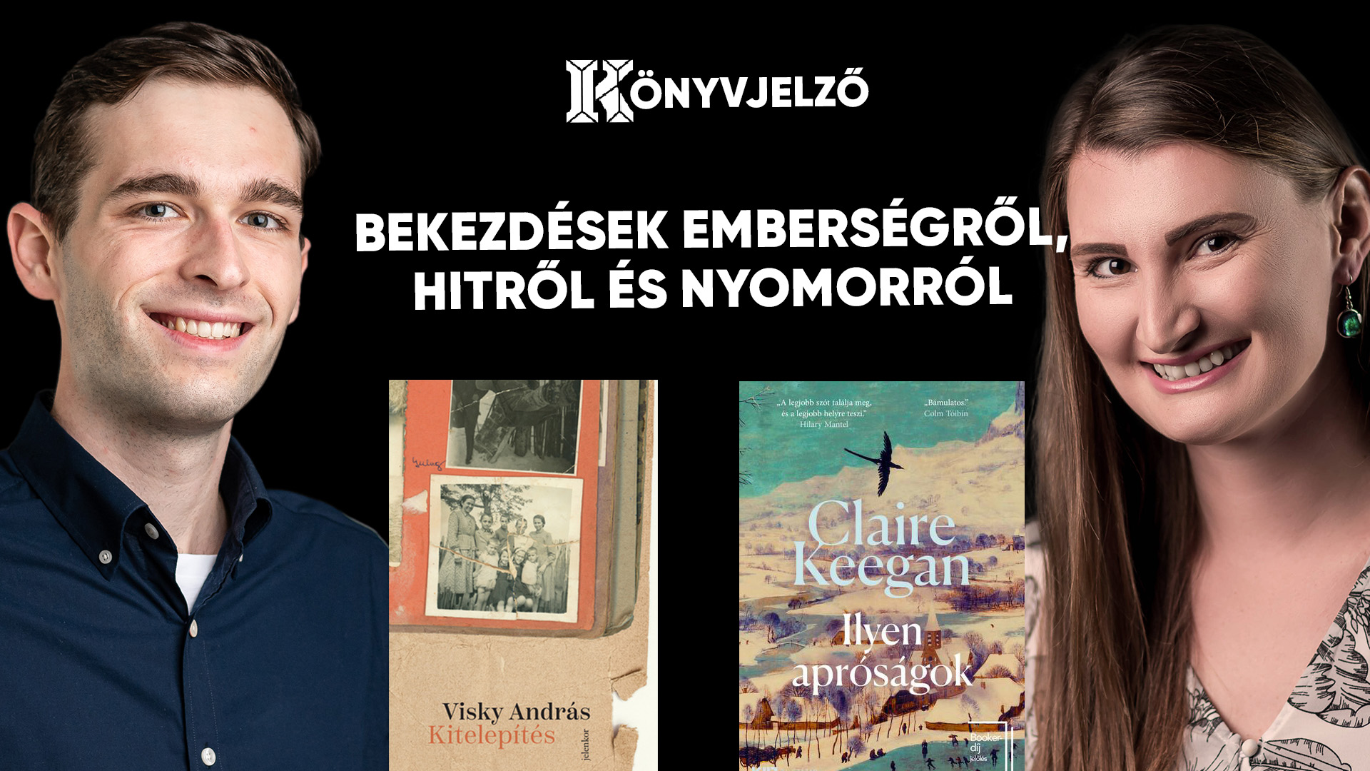 Könyvjelző,Könyv,Irodalom,Visky András,Claire Keega,Claire Keegan